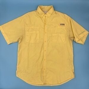 COLUMBIA PFG Short-Sleeve Button Down Shirt